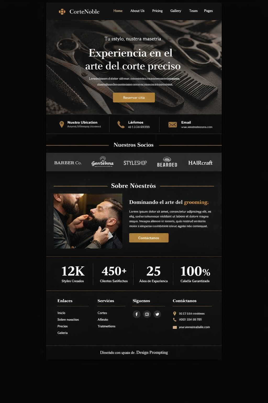 Academia Delta — vista previa del theme