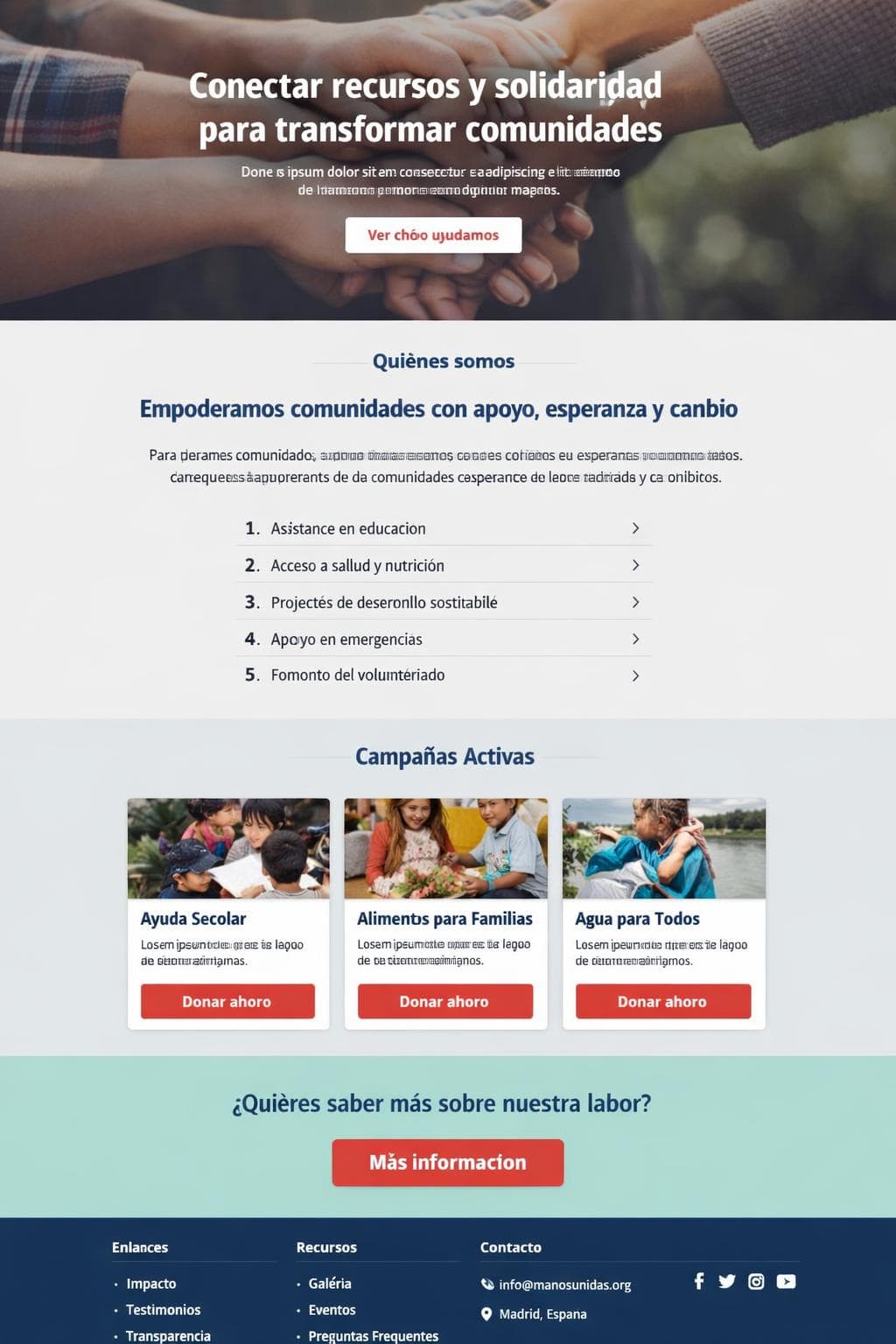 Academia Duna — vista previa del theme