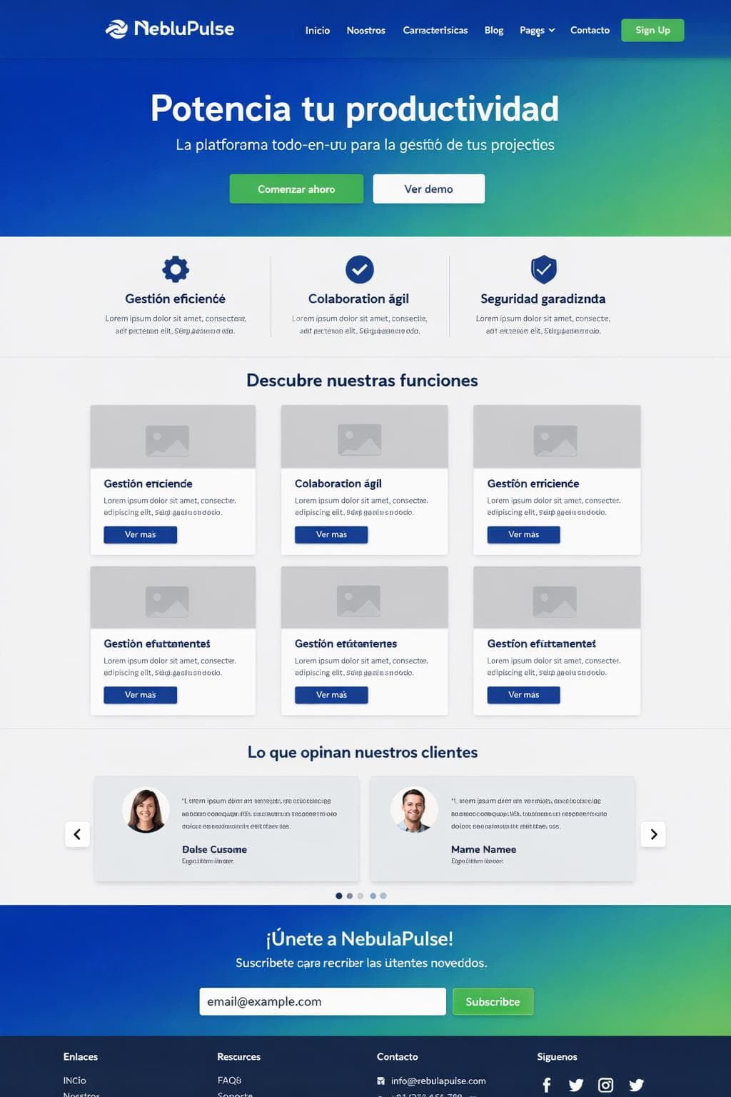 Academia Faro — vista previa del theme