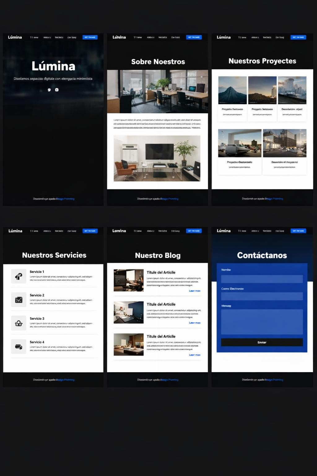 Academia Ónix — vista previa del theme