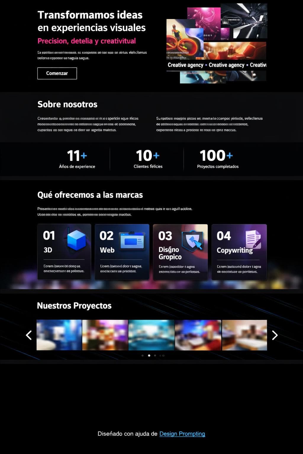 Agencia Cobalto — vista previa del theme
