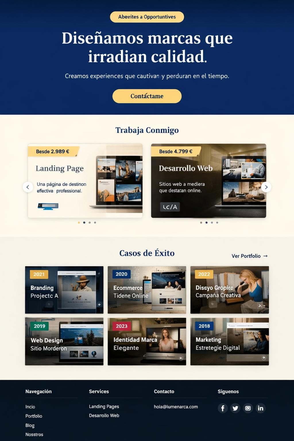 Agencia Orion — vista previa del theme