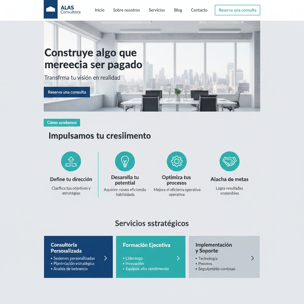 Alas Consultora — vista previa del theme