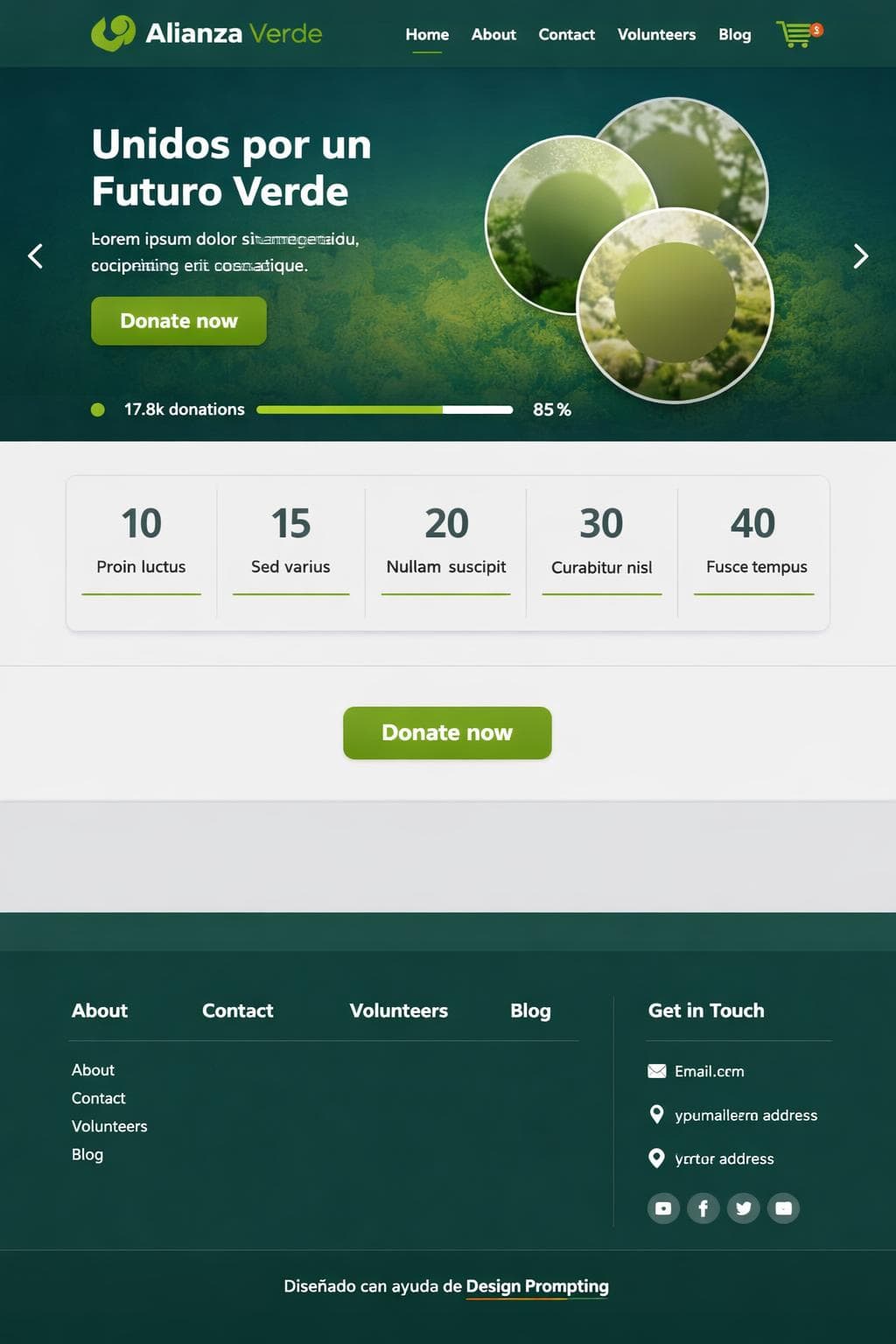 Alianza Verde — vista previa del theme