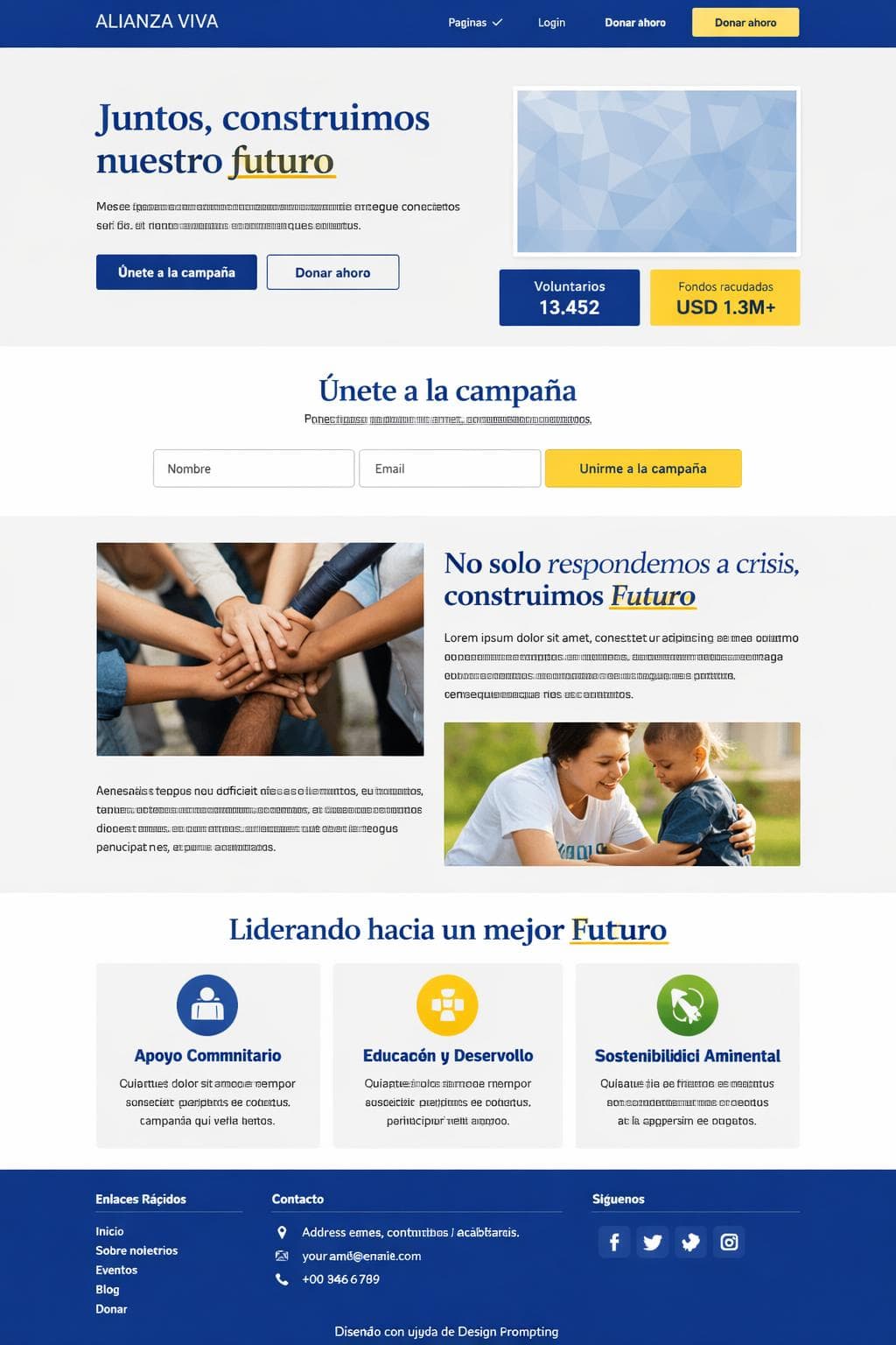 Alianza Viva — vista previa del theme