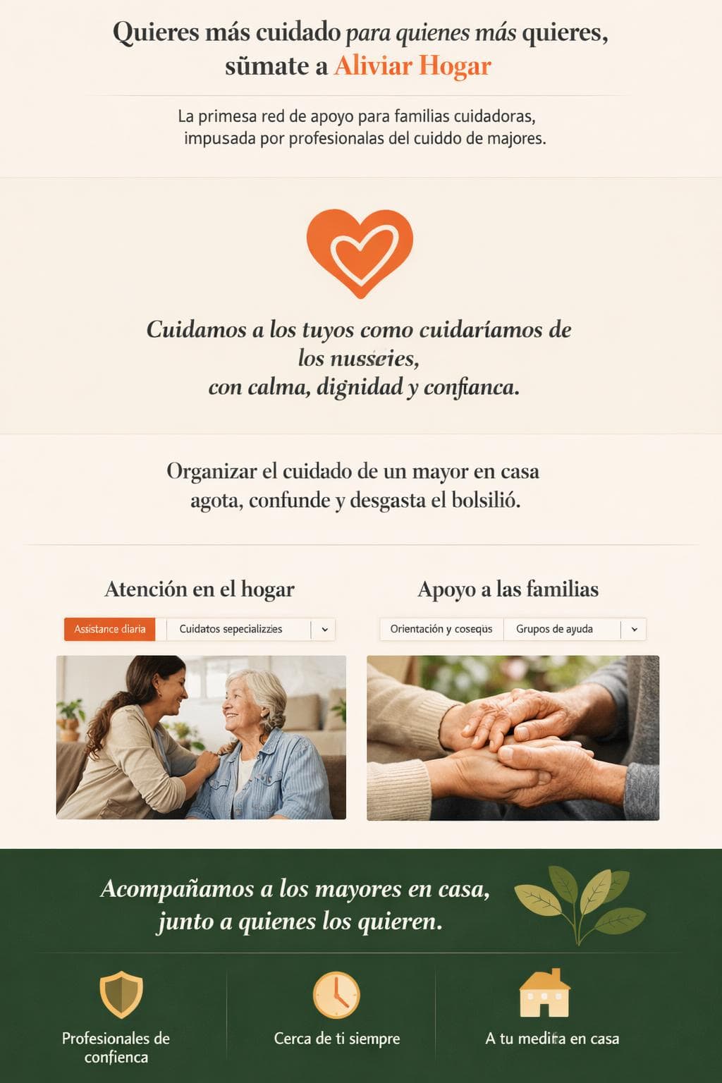 Aliviar Hogar — vista previa del theme