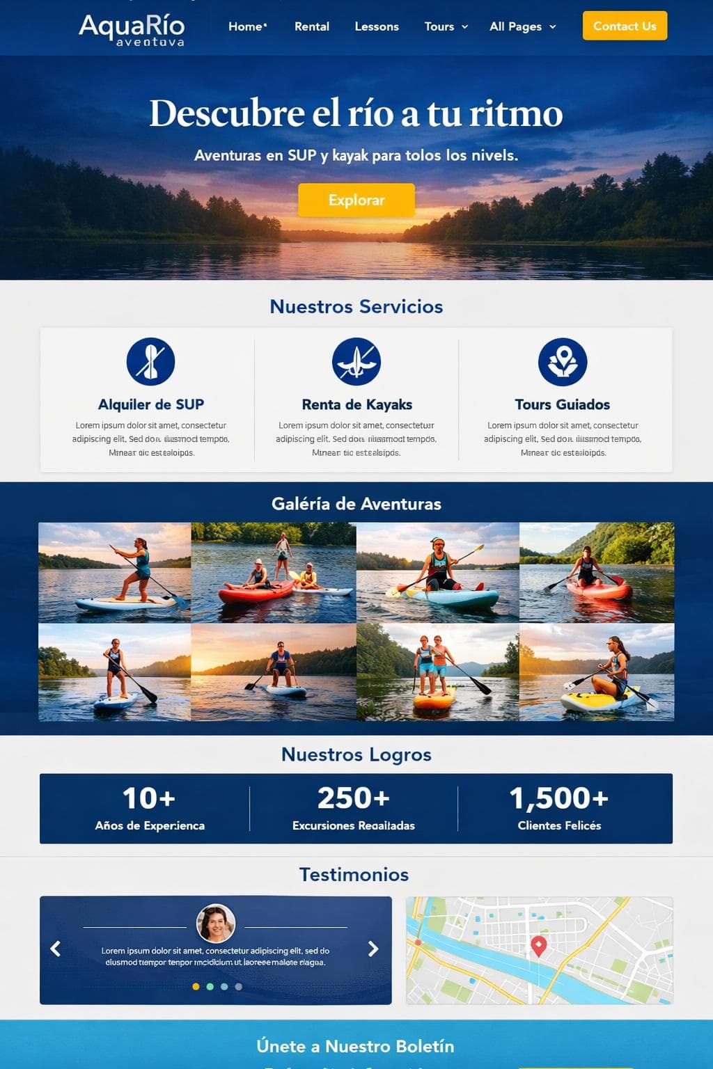 AquaRío Aventura — vista previa del theme