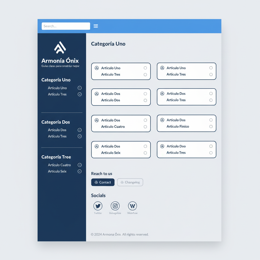 Armon&iacute;a &Oacute;nix &mdash; vista previa del theme