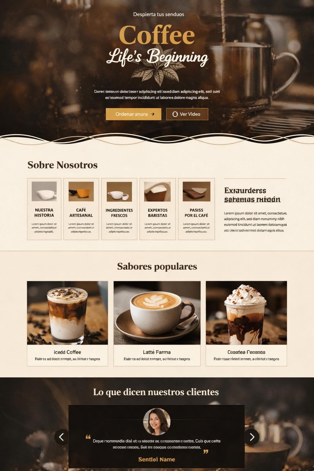 AromaMilla — vista previa del theme