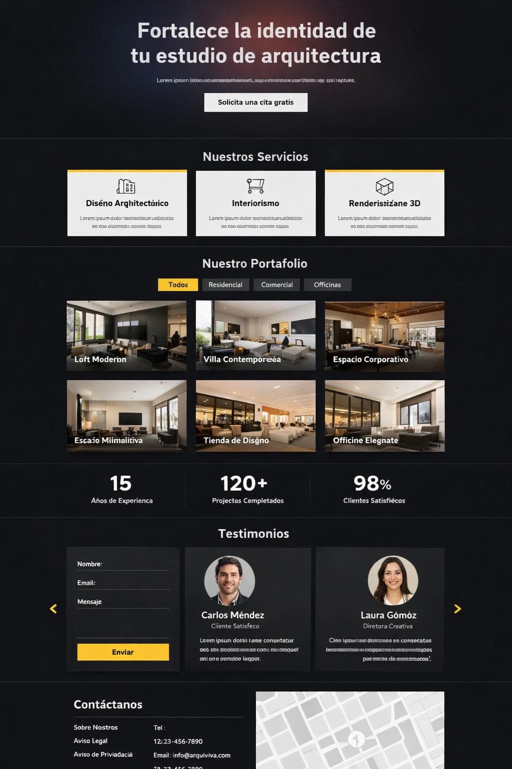 ArquiViva — vista previa del theme