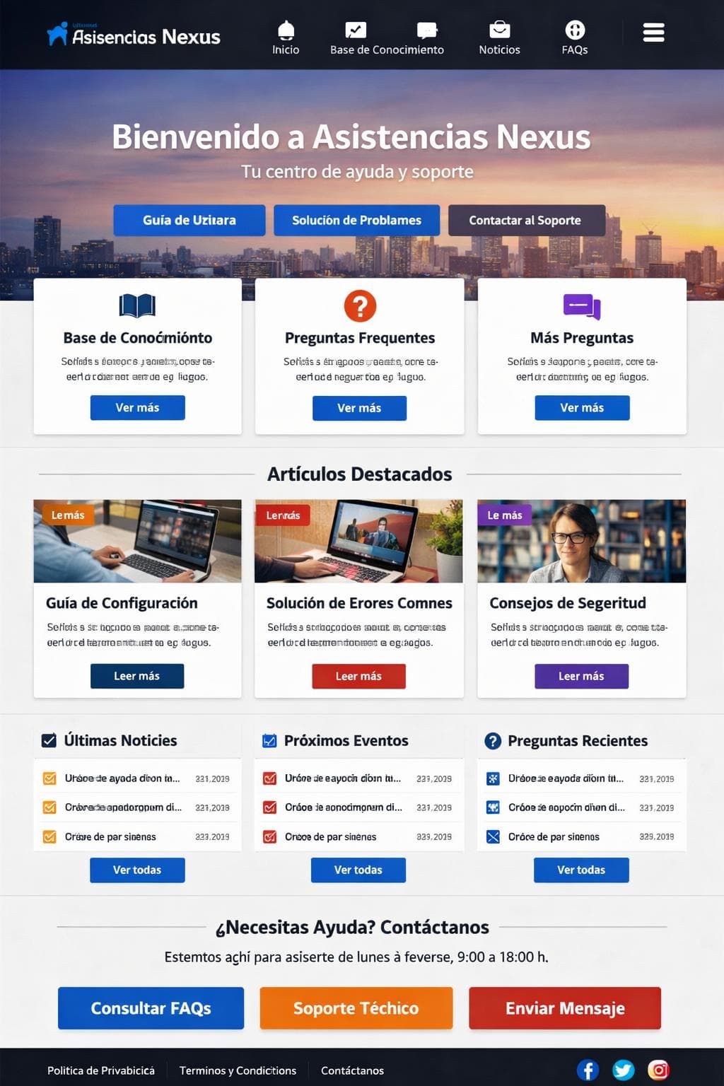 Asistencias Nexus — vista previa del theme