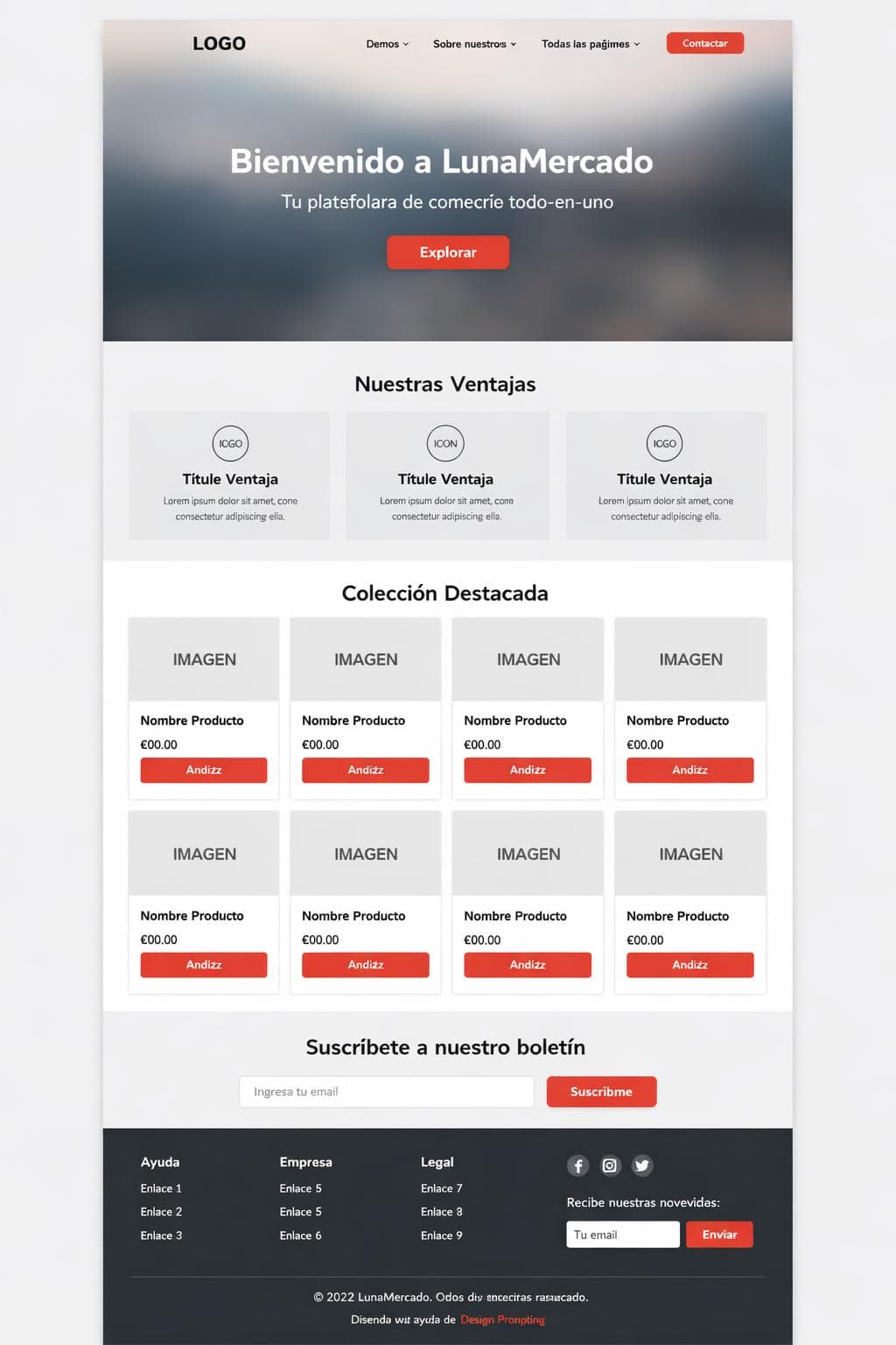 Aula Lumen — vista previa del theme