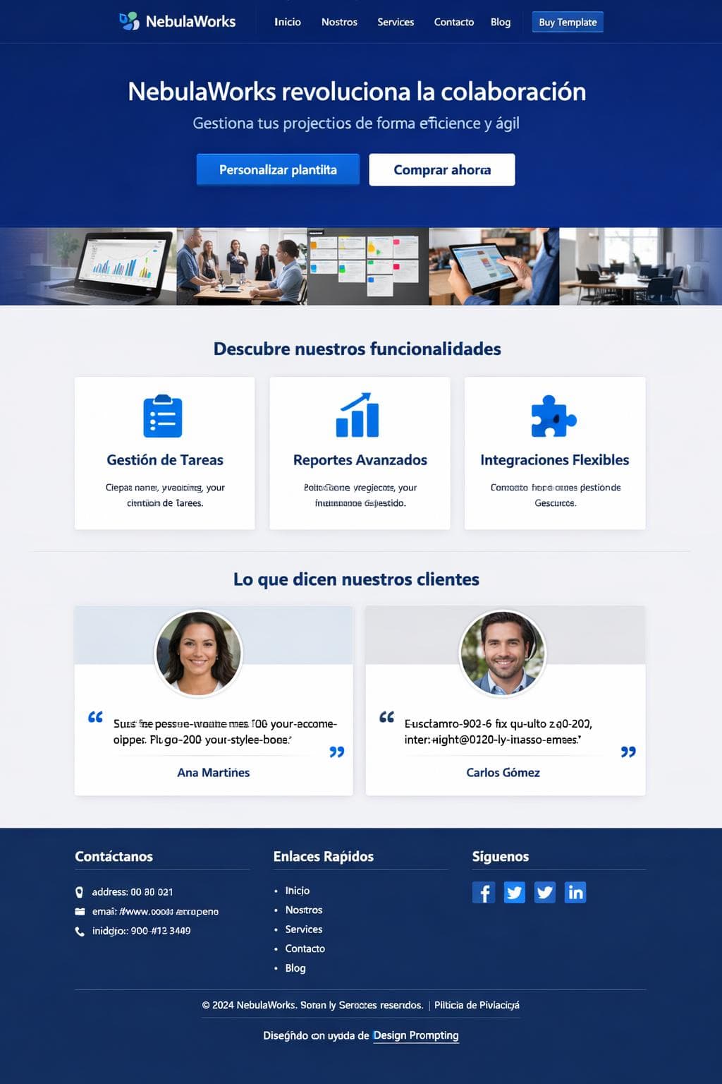 Aula Puerto — vista previa del theme
