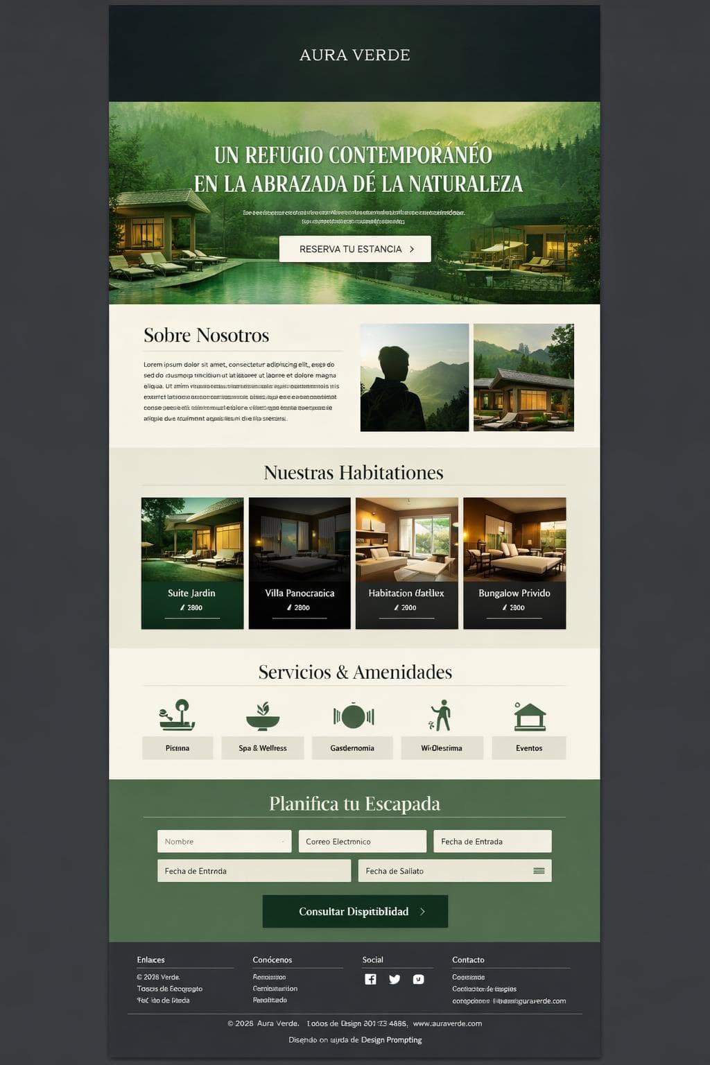 Aura Verde — vista previa del theme