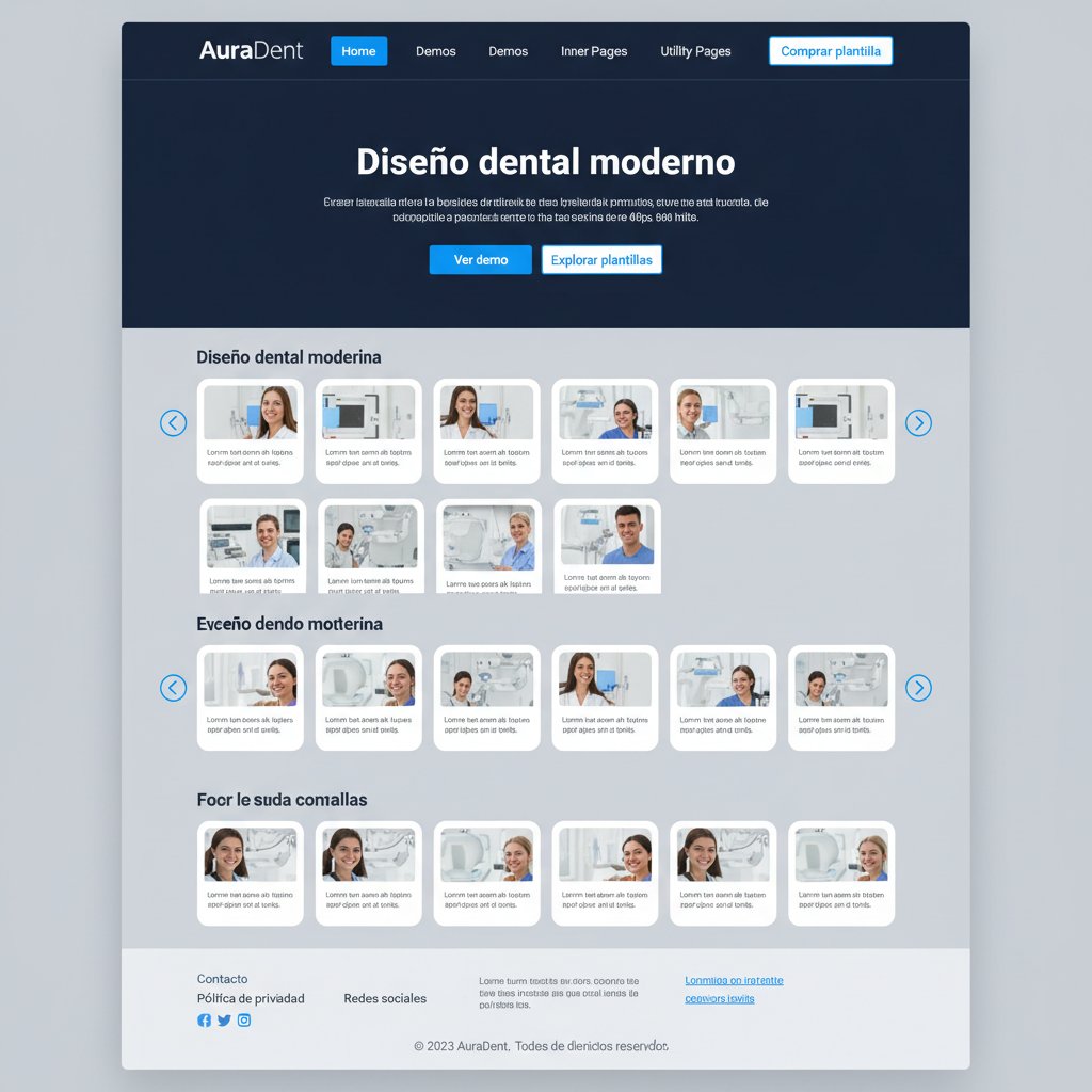 AuraDent &mdash; vista previa del theme