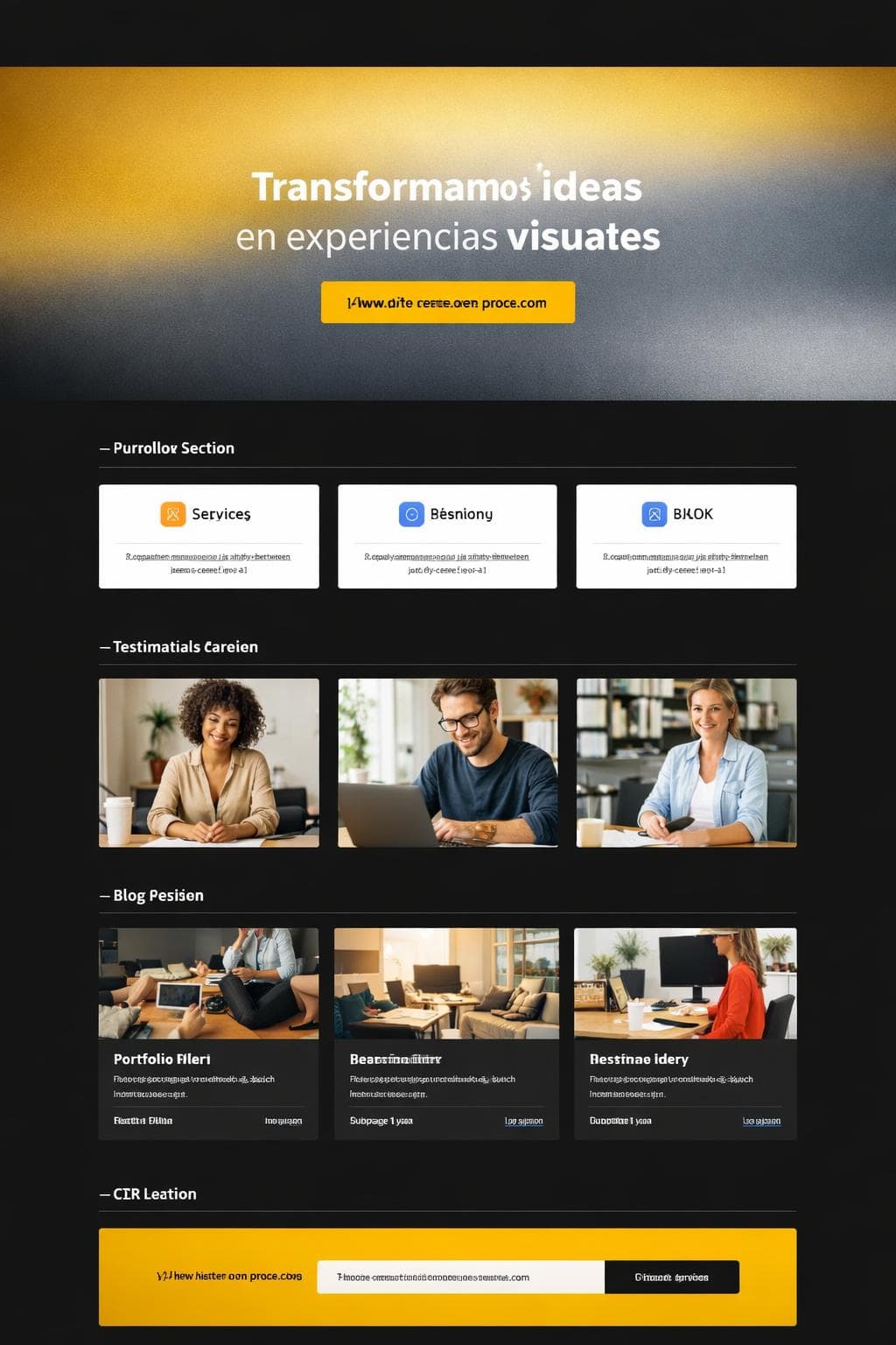 Áurea Studio — vista previa del theme