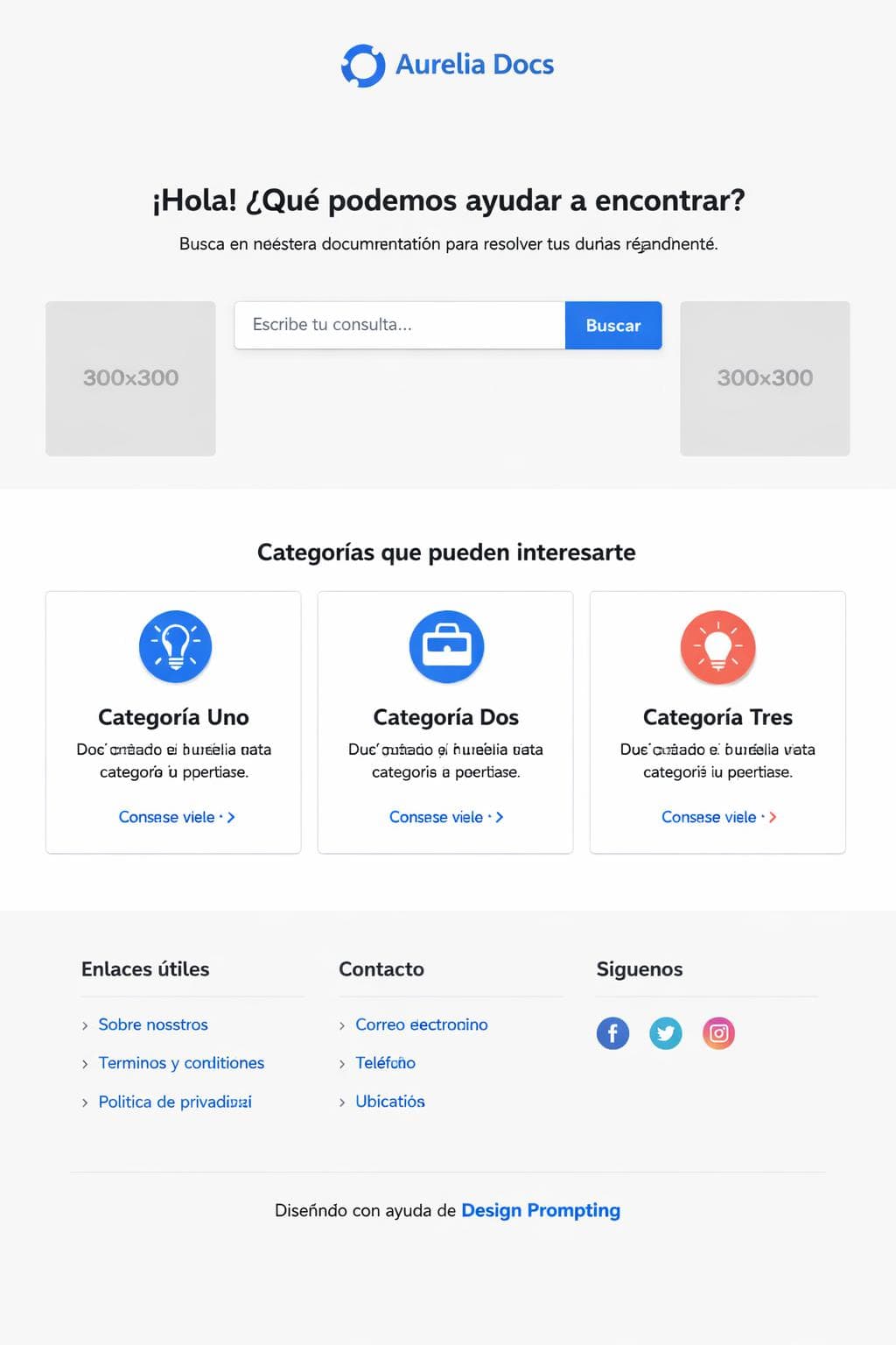 Aurelia Docs — vista previa del theme