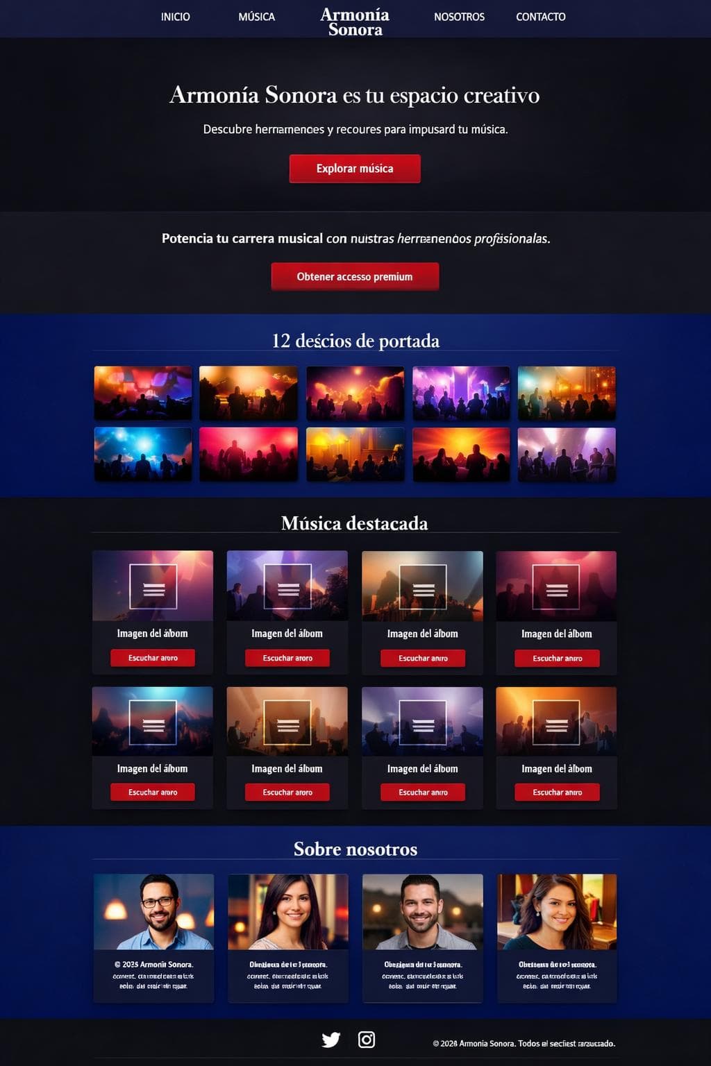 Belleza Alba — vista previa del theme