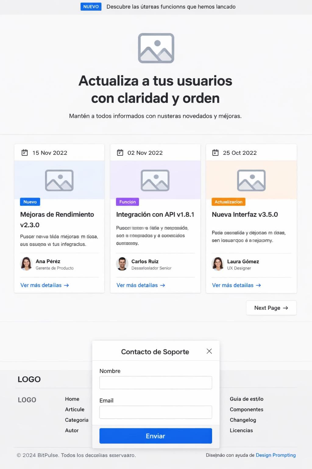 BitPulse &mdash; vista previa del theme