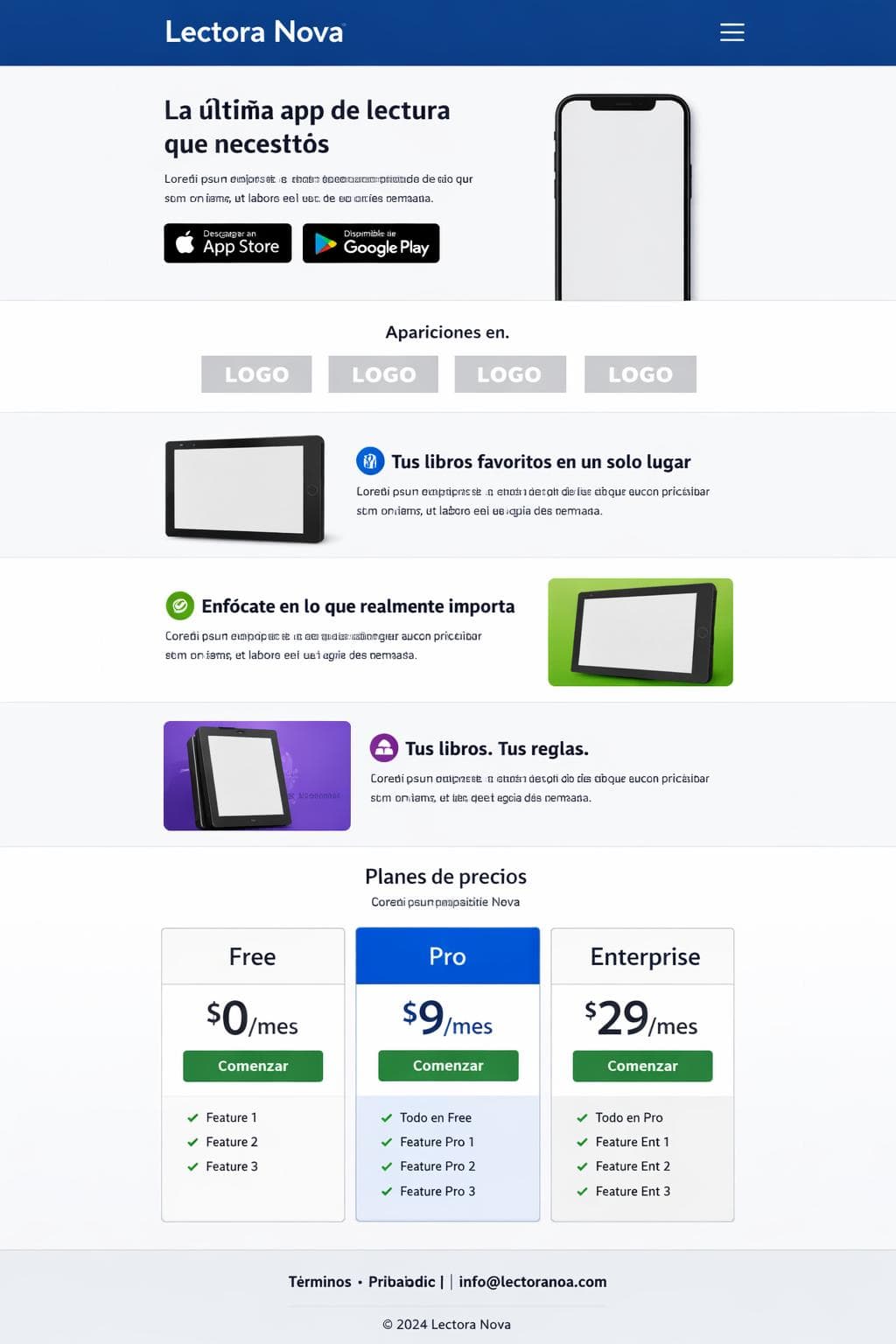 Branding Vega — vista previa del theme