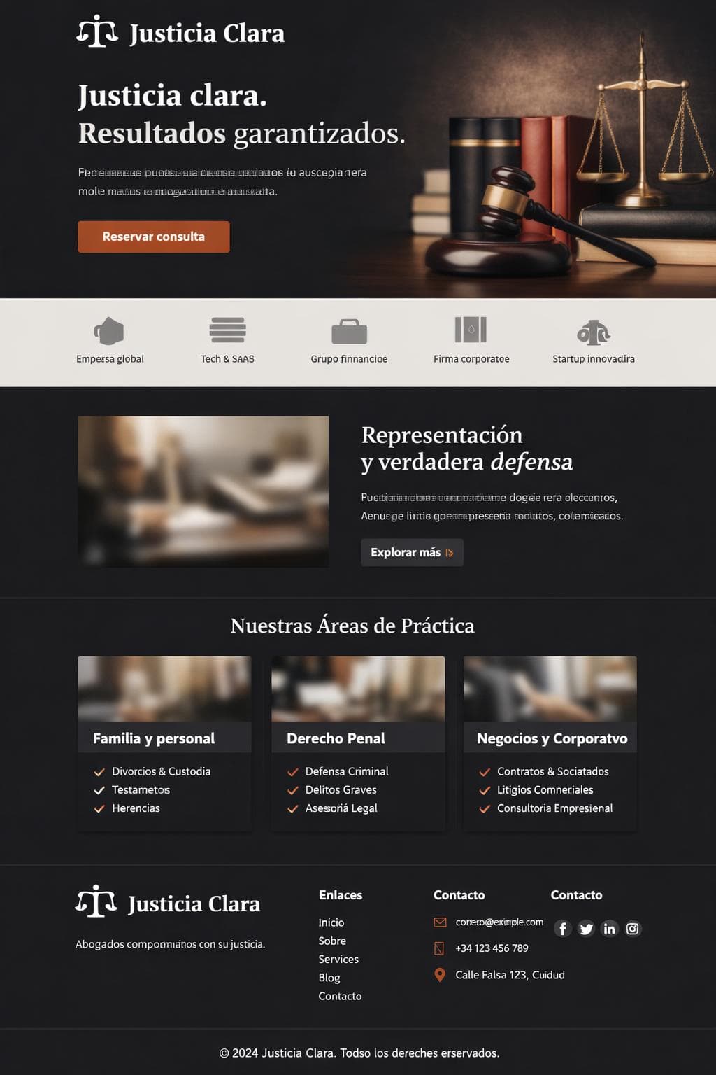Bufete Aurora — vista previa del theme