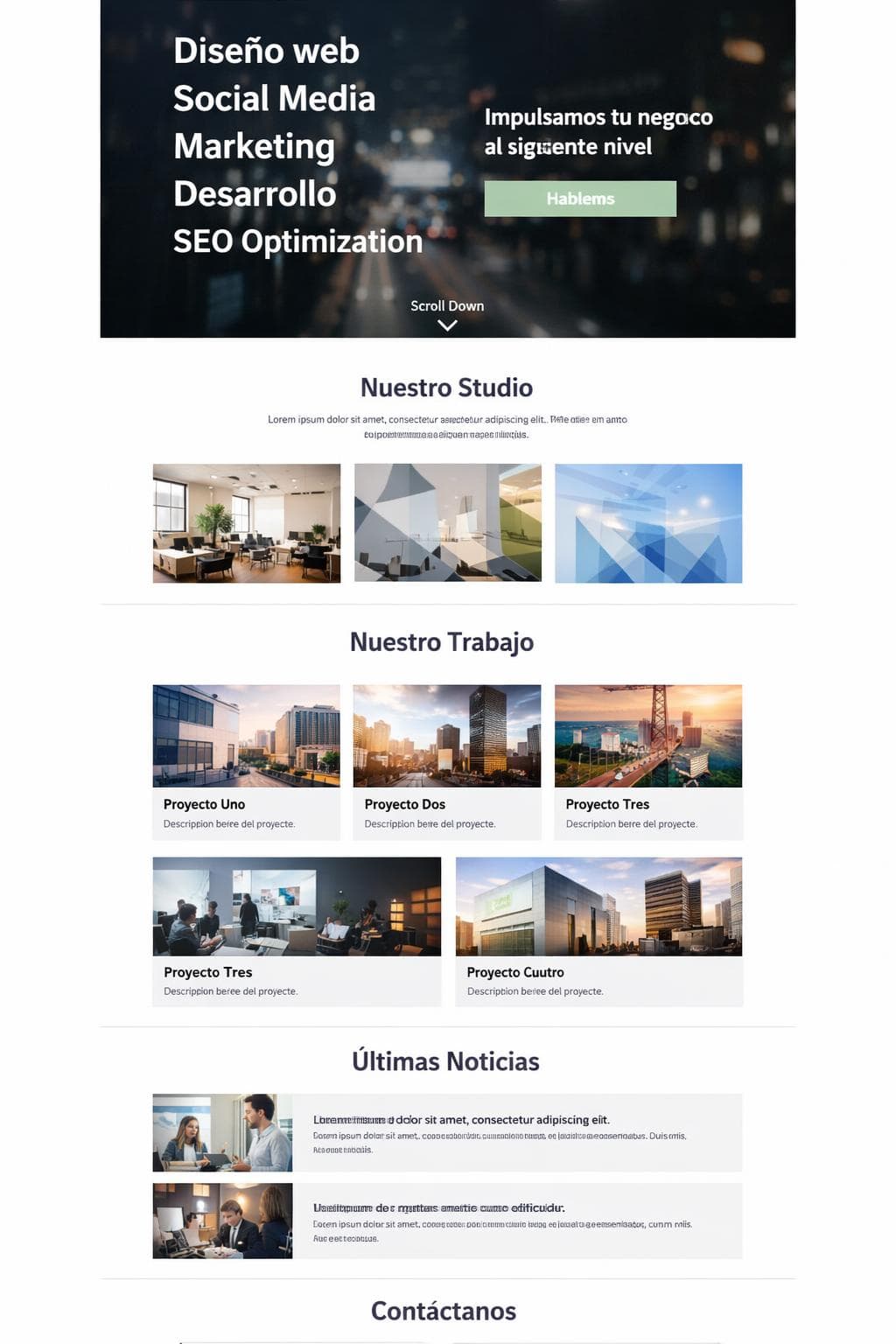 Campus Alisio — vista previa del theme