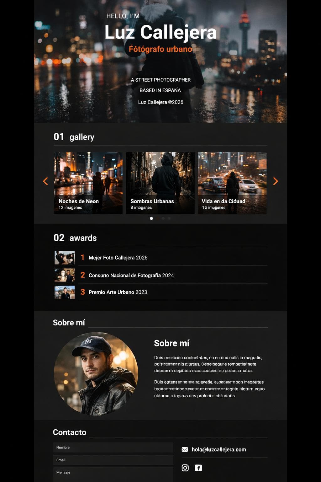 Captura Alba — vista previa del theme
