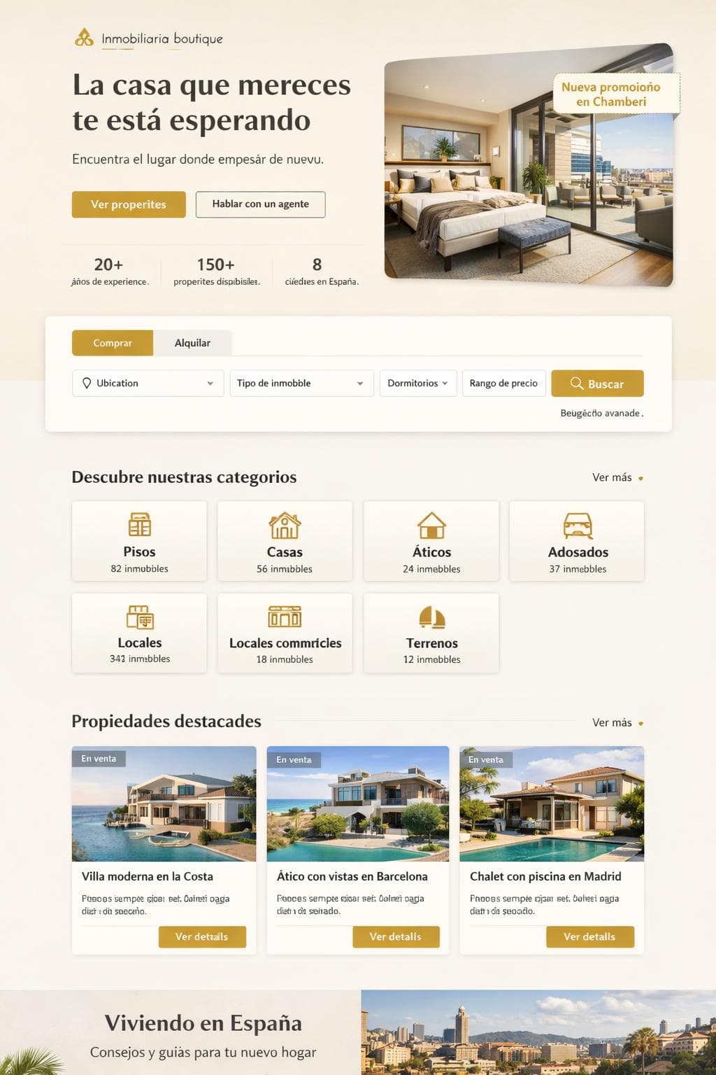 Casa Sereno — vista previa del theme
