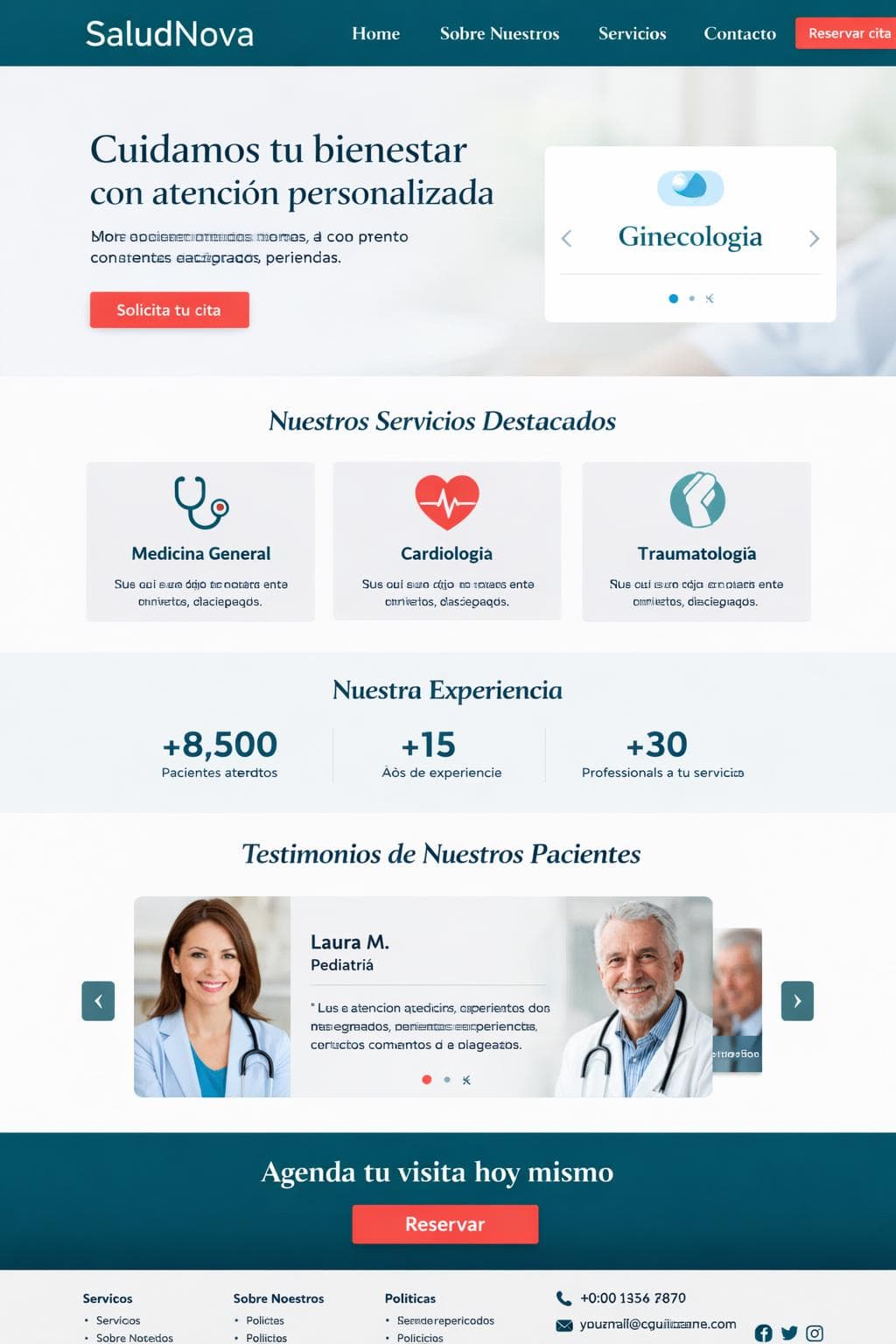 Centro Medico Cobalto &mdash; vista previa del theme