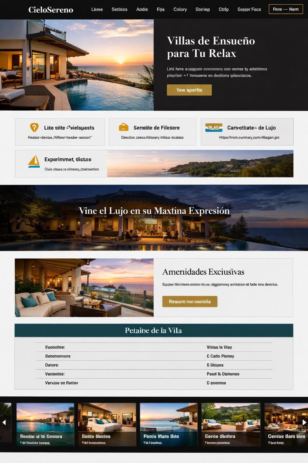 CieloSereno — vista previa del theme