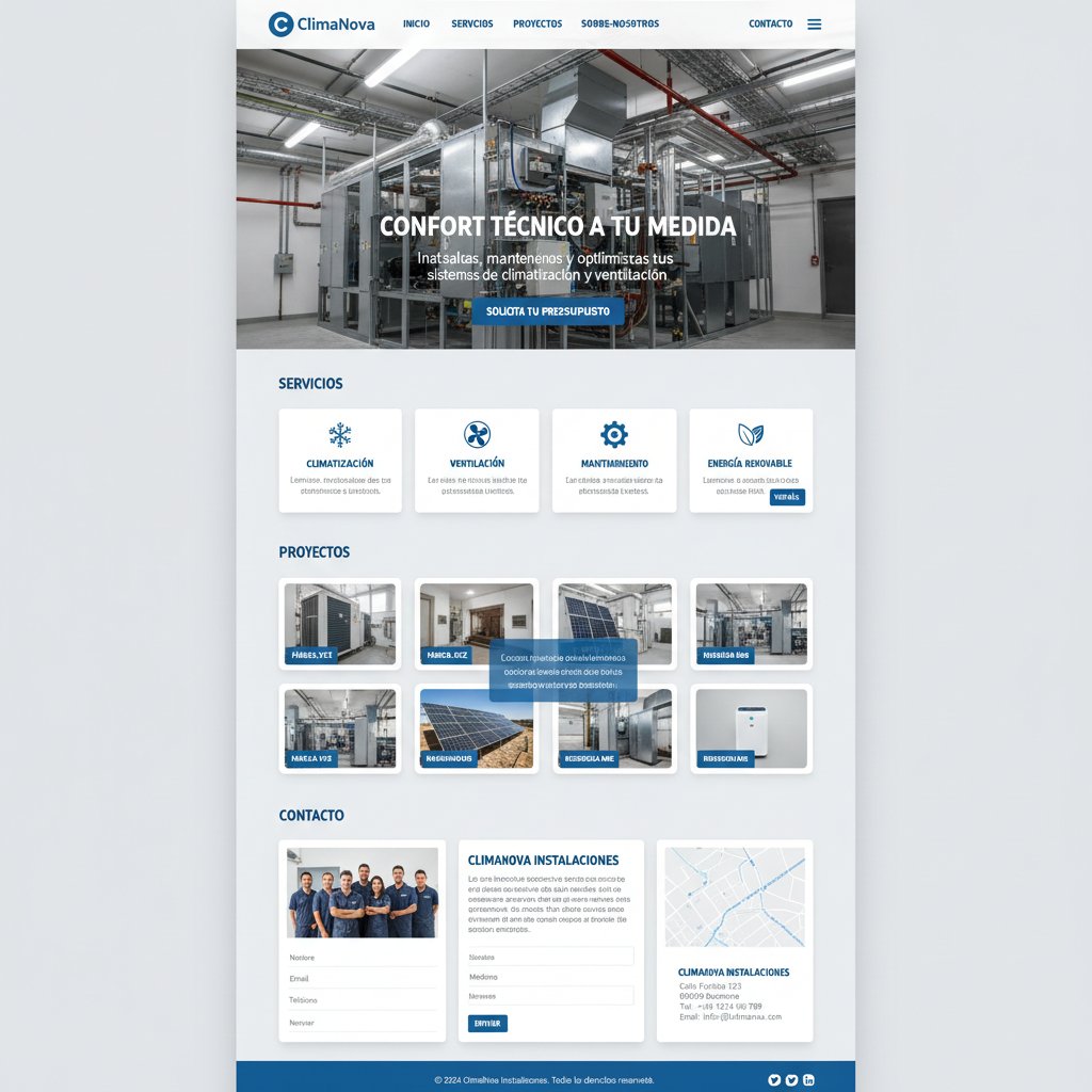 ClimaNova Instalaciones — vista previa del theme