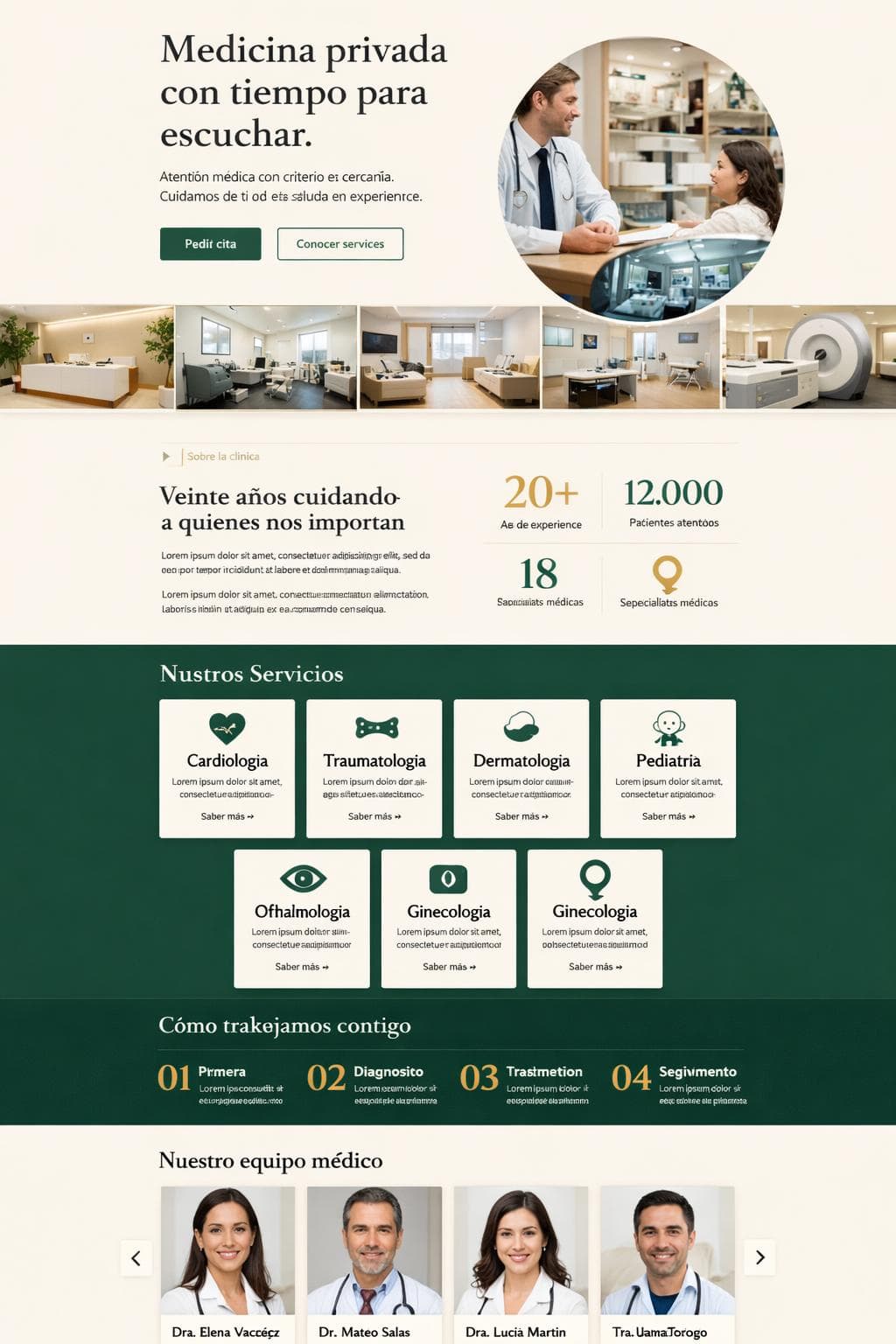 Clínica Aurelia — vista previa del theme