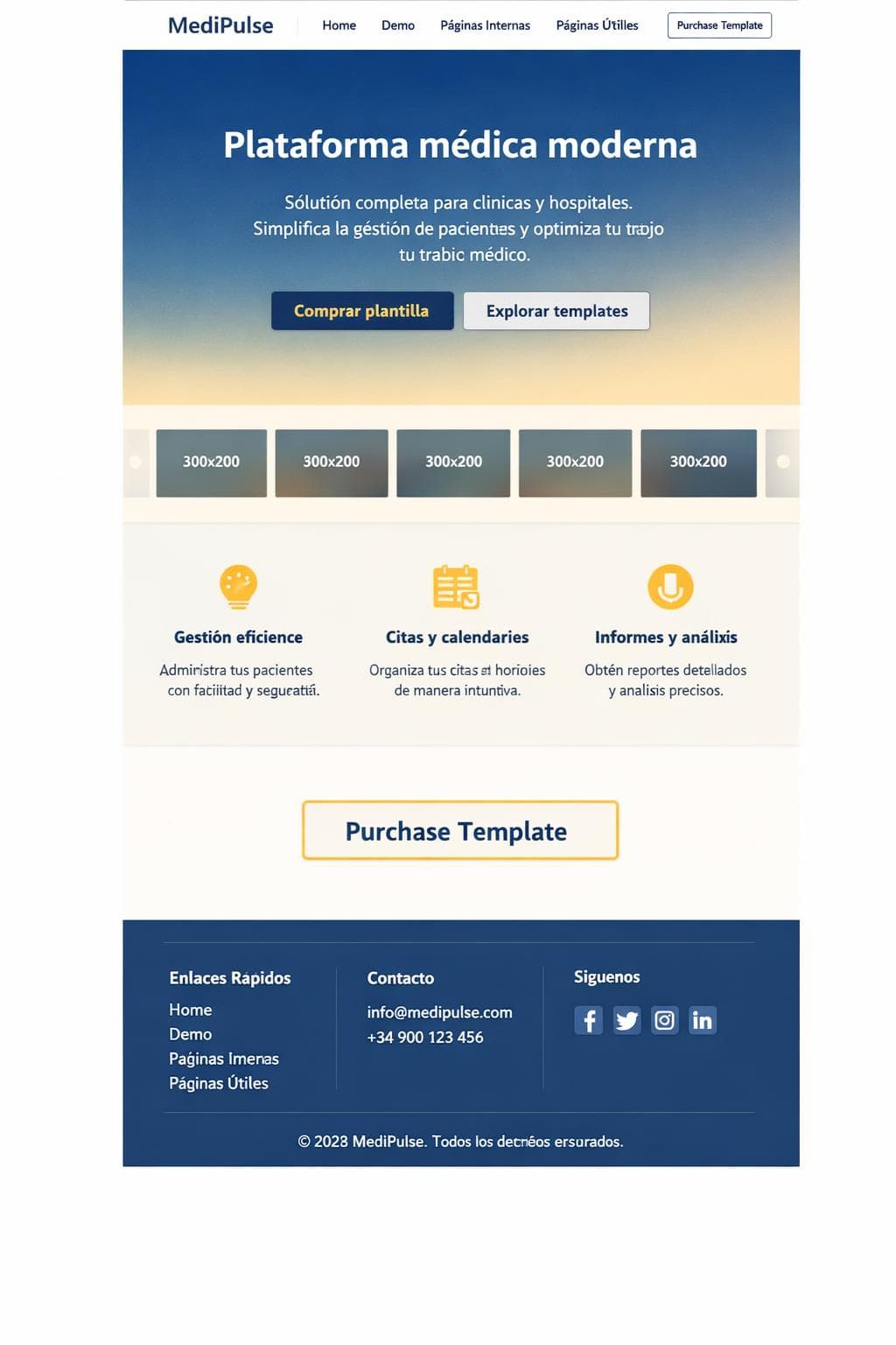 Cl&iacute;nica Boreal &mdash; vista previa del theme