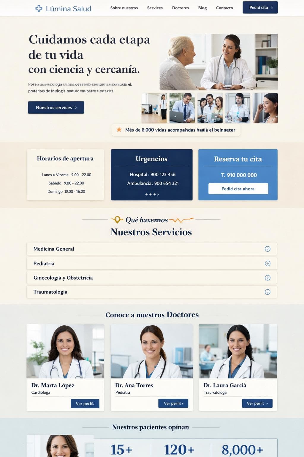 Cl&iacute;nica Polar &mdash; vista previa del theme