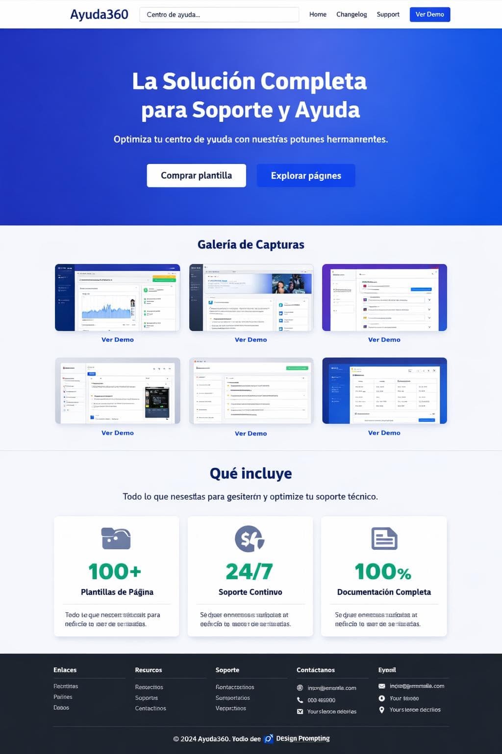 Cloud Aurora &mdash; vista previa del theme