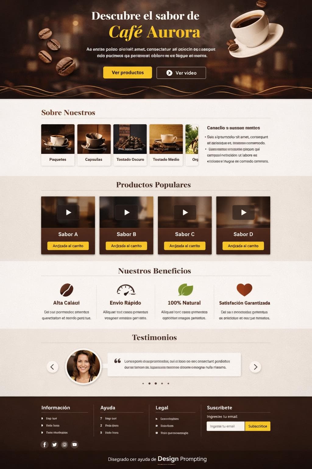 Cocina Alba — vista previa del theme