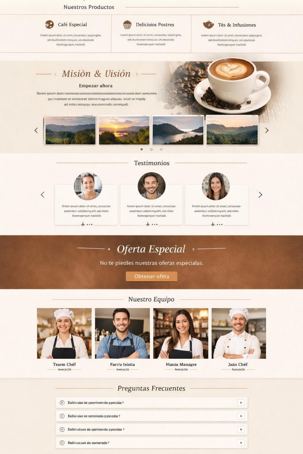 Cocina Vega — vista previa del theme