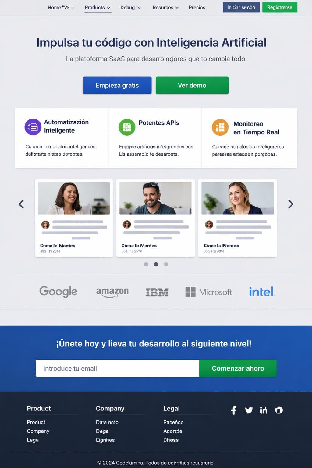 Codelumina &mdash; vista previa del theme