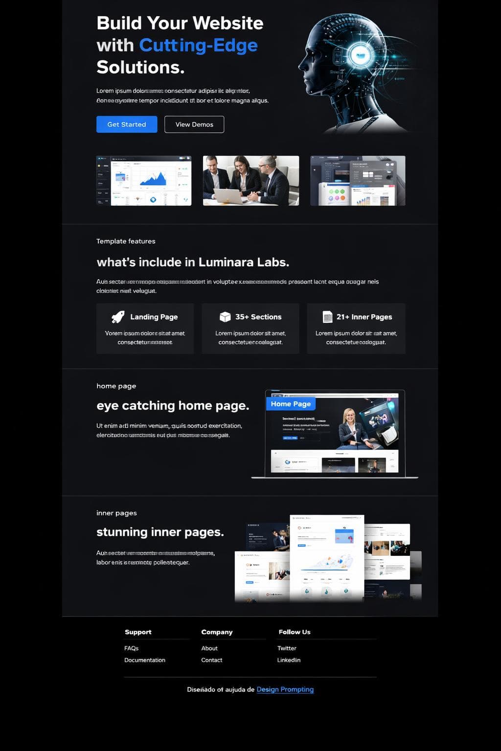 Codigo Delta — vista previa del theme