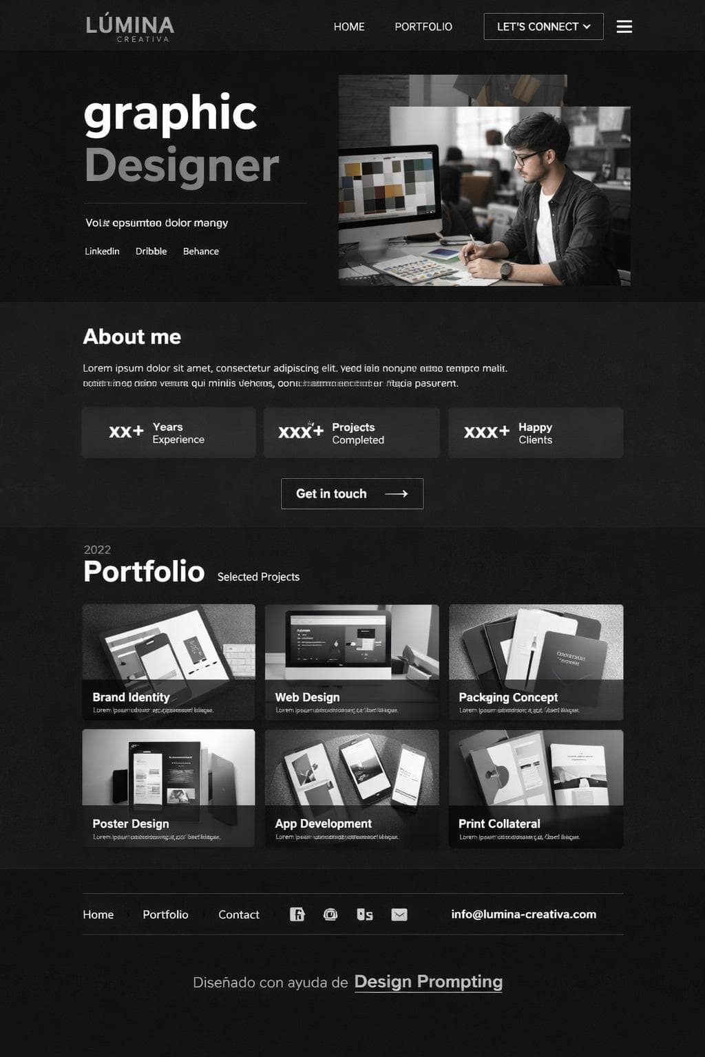 Codigo Lúmina — vista previa del theme