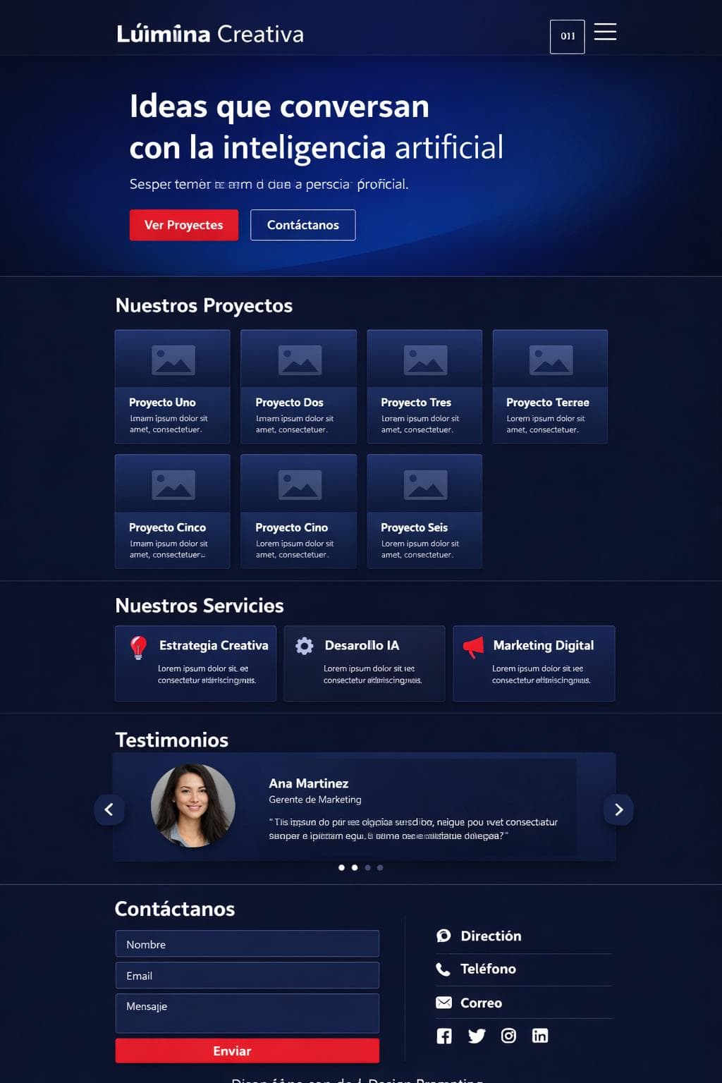 Codigo Zenit — vista previa del theme