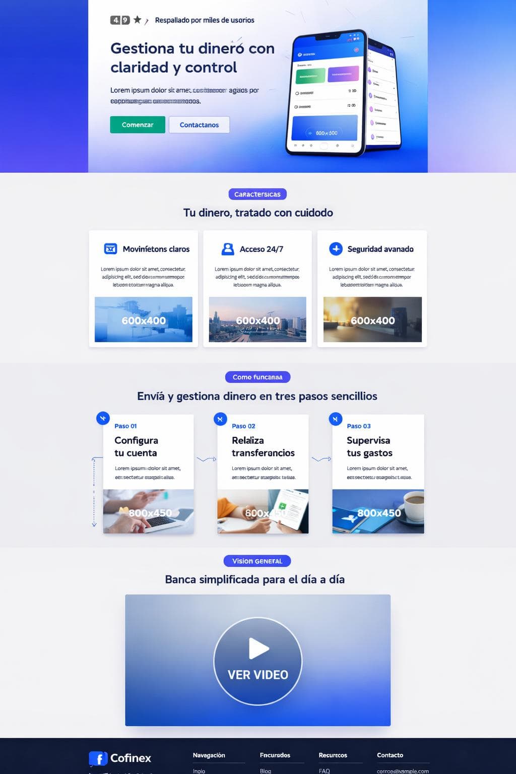 Cofinex &mdash; vista previa del theme