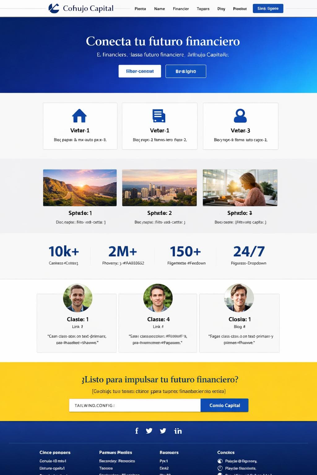 Coflujo Capital — vista previa del theme
