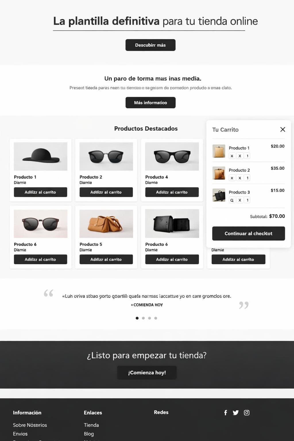 Compras Aurora — vista previa del theme