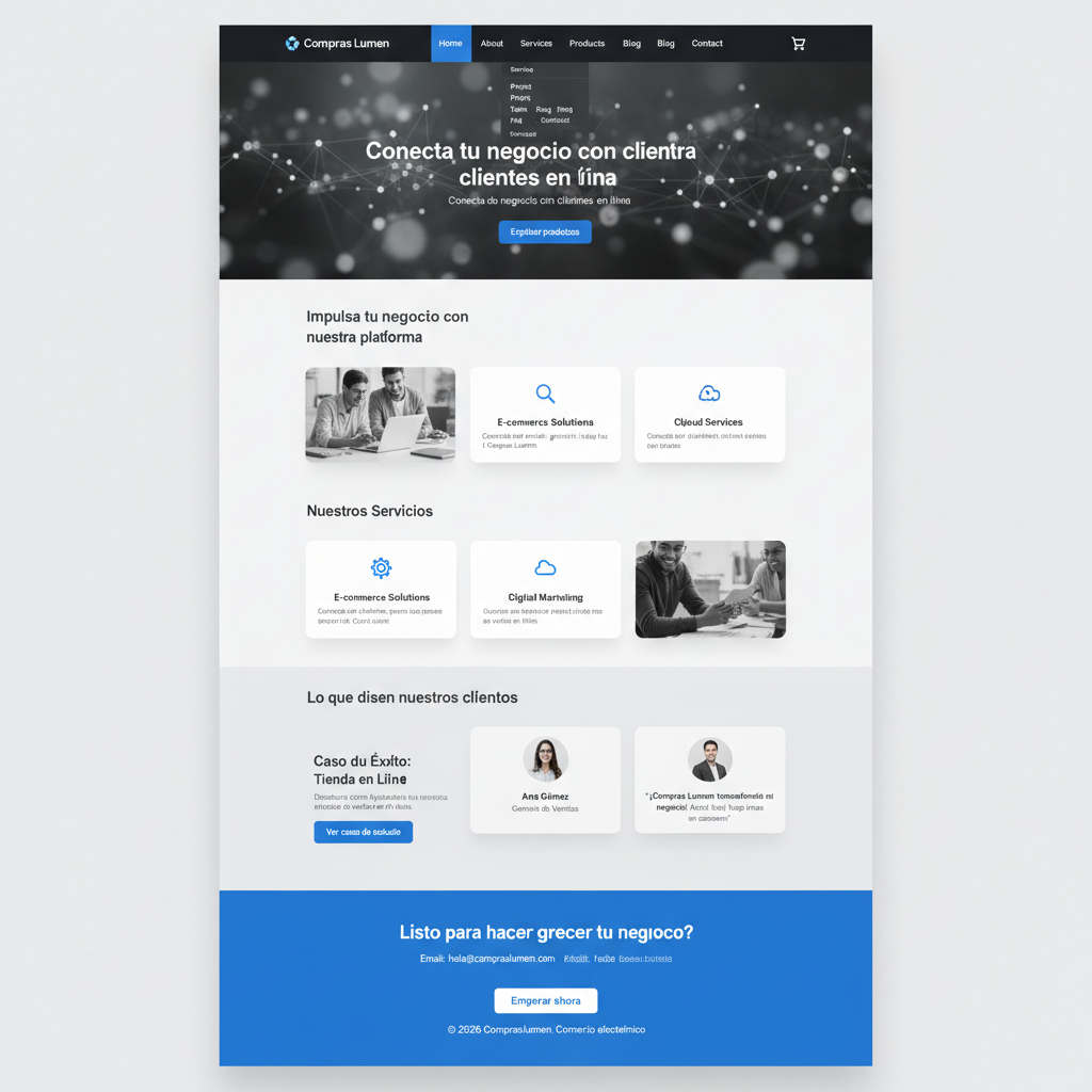Compras Lumen — vista previa del theme