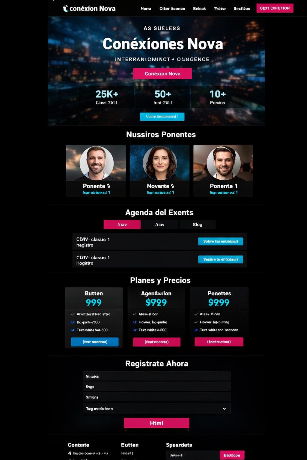 Conexión Nova — vista previa del theme