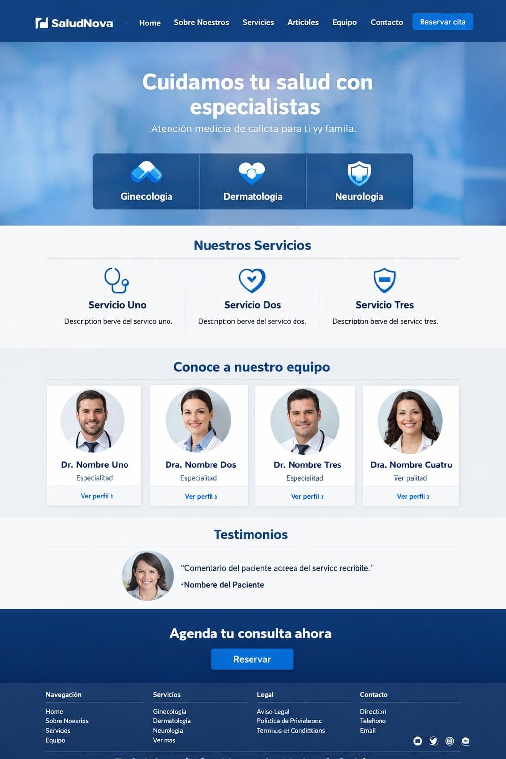 Consulta Cobalto &mdash; vista previa del theme