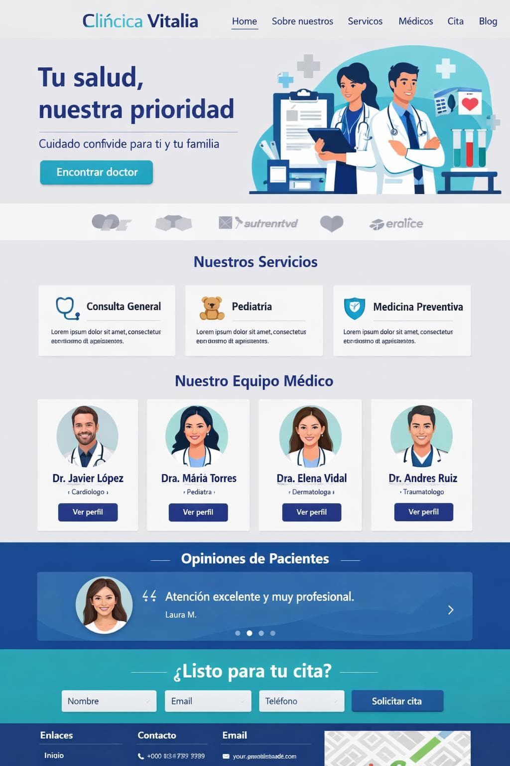 Consulta Zenit &mdash; vista previa del theme