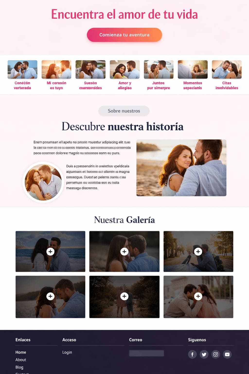 Corazón Conectado — vista previa del theme