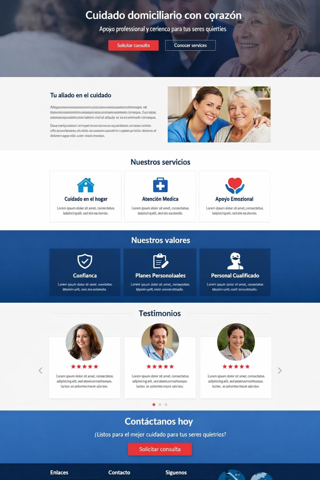 CuidadoSereno &mdash; vista previa del theme